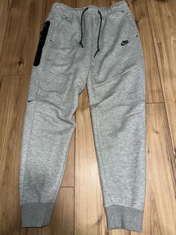 Nike Men's Tech Fleece Mens Large $120 Retail NEW Drawstring Joggers Pants Dark Grey Heather/Black