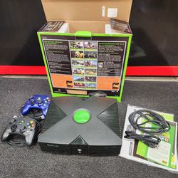 Original Xbox System Complete In Original Box - $300