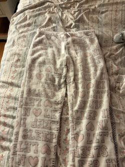 Pink Fuzzy Pyjama Pants