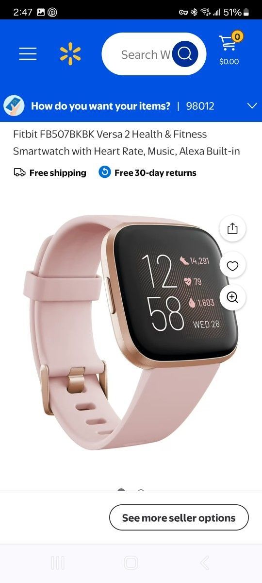 Fitbit Versa 2 Smartwatch