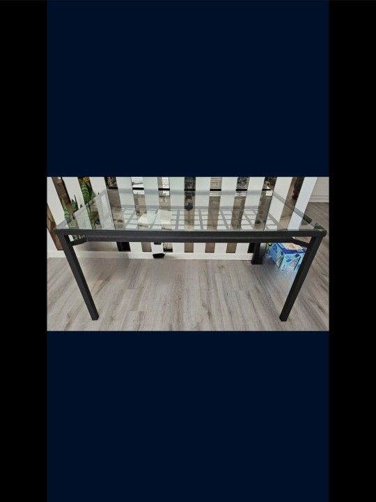Rectangular Glass Dining Table