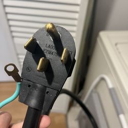 Oven Range Power cord 