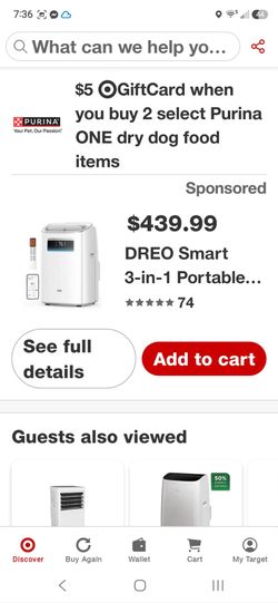 Dreo Smart Air Conditioner New In Box