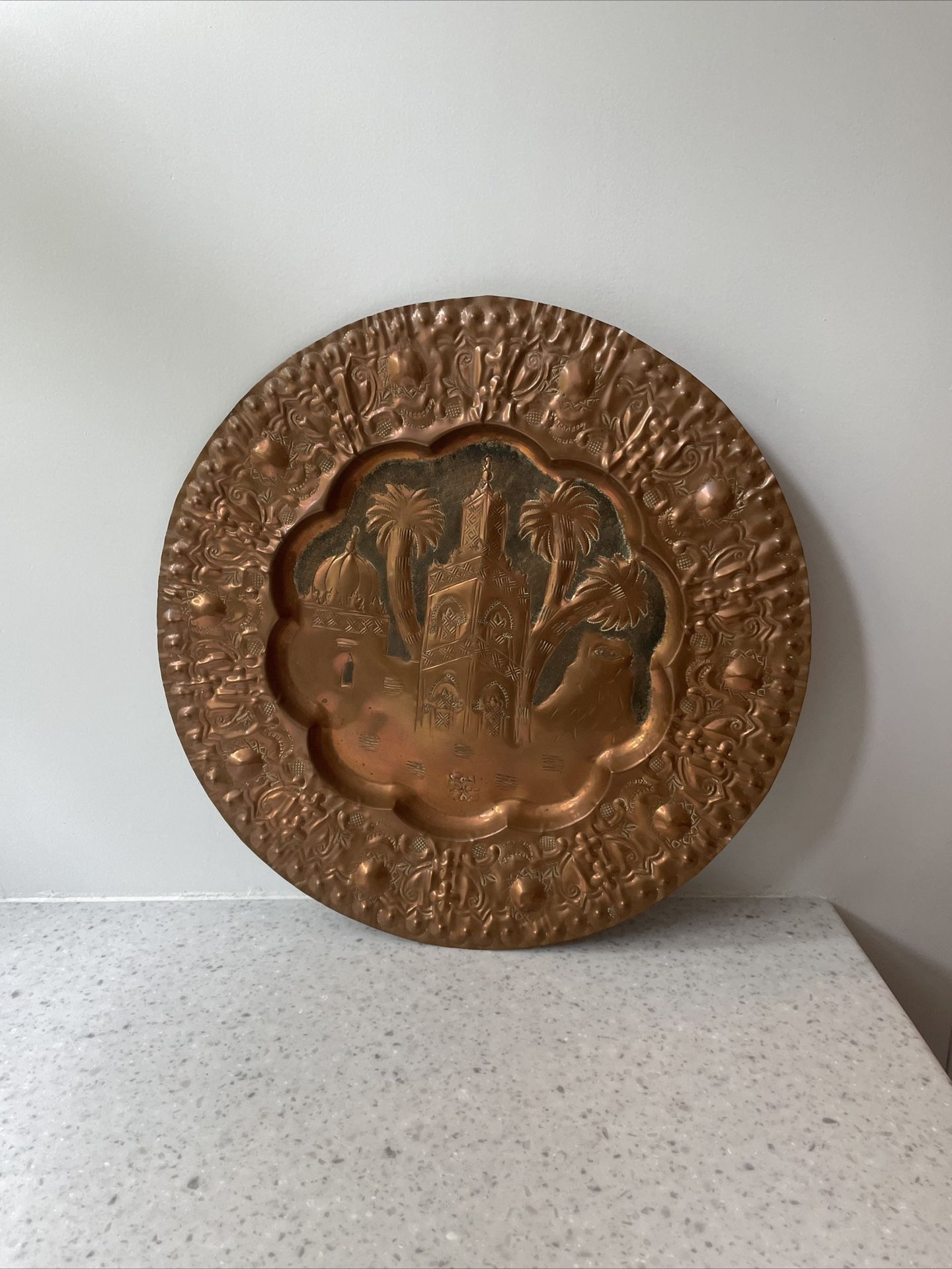 Vintage Metal Decor Plates
