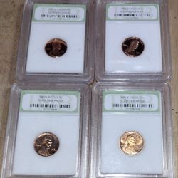 INB GRADED PENNIES 1(contact info removed)S 1992S 2007S