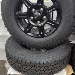 💥16x6.5 Ultra Wheels 5x130 & Goodyear AT Tires Sprinter Ram ProMaster 1500 Nissan Nissan NV Van-