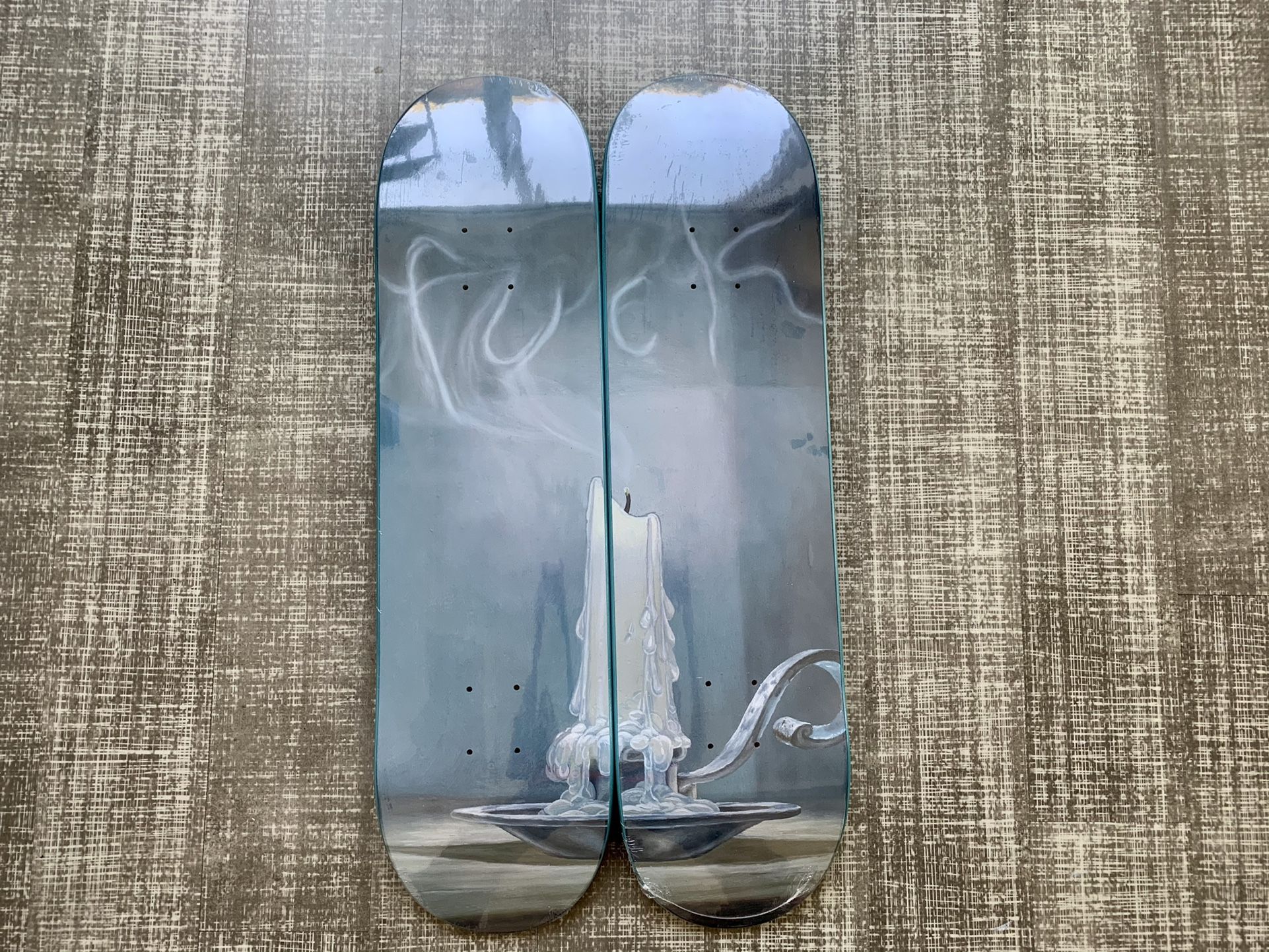 Supreme x Dan Colen Fuck Skateboard Set