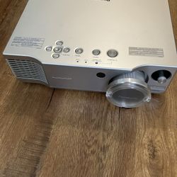 Panasonic PT-AE900U LCD Projector - No Remote or Power Cord So Being Sold As Is
