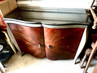 Vintage Bernhardt Hall Storage Table