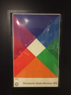 Authentic Original 1972 Munich Olympics Print