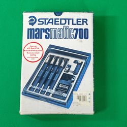 Staedtler Marsmatic 700 Technical Drafting Pen set 4 Pens Made in Germany