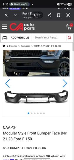 Ford F150 Front Bumper