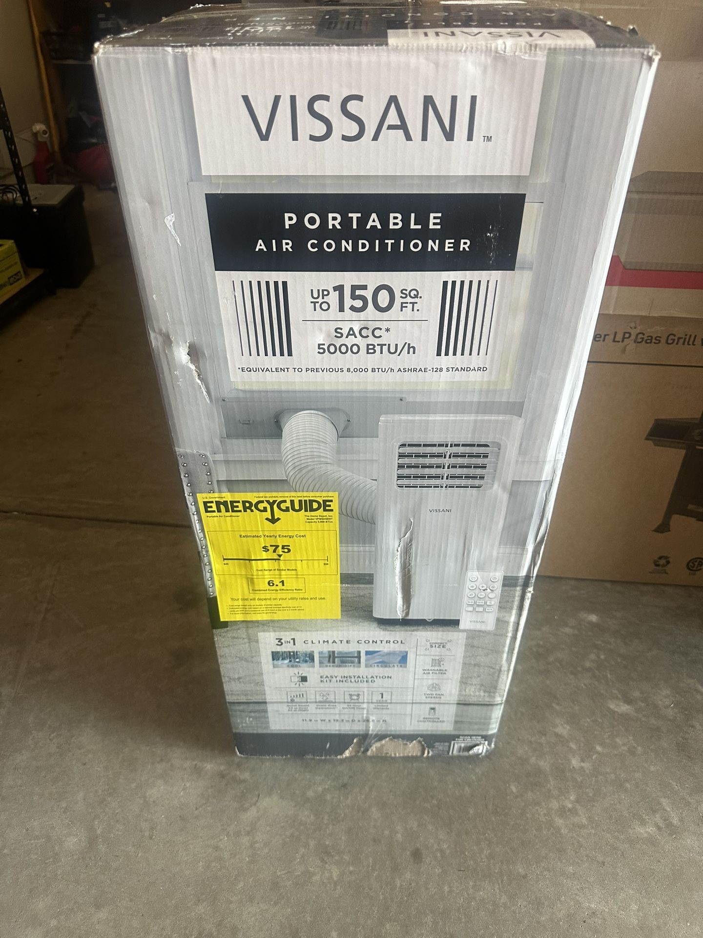 New Vissani 5000 BTU Portable A/C