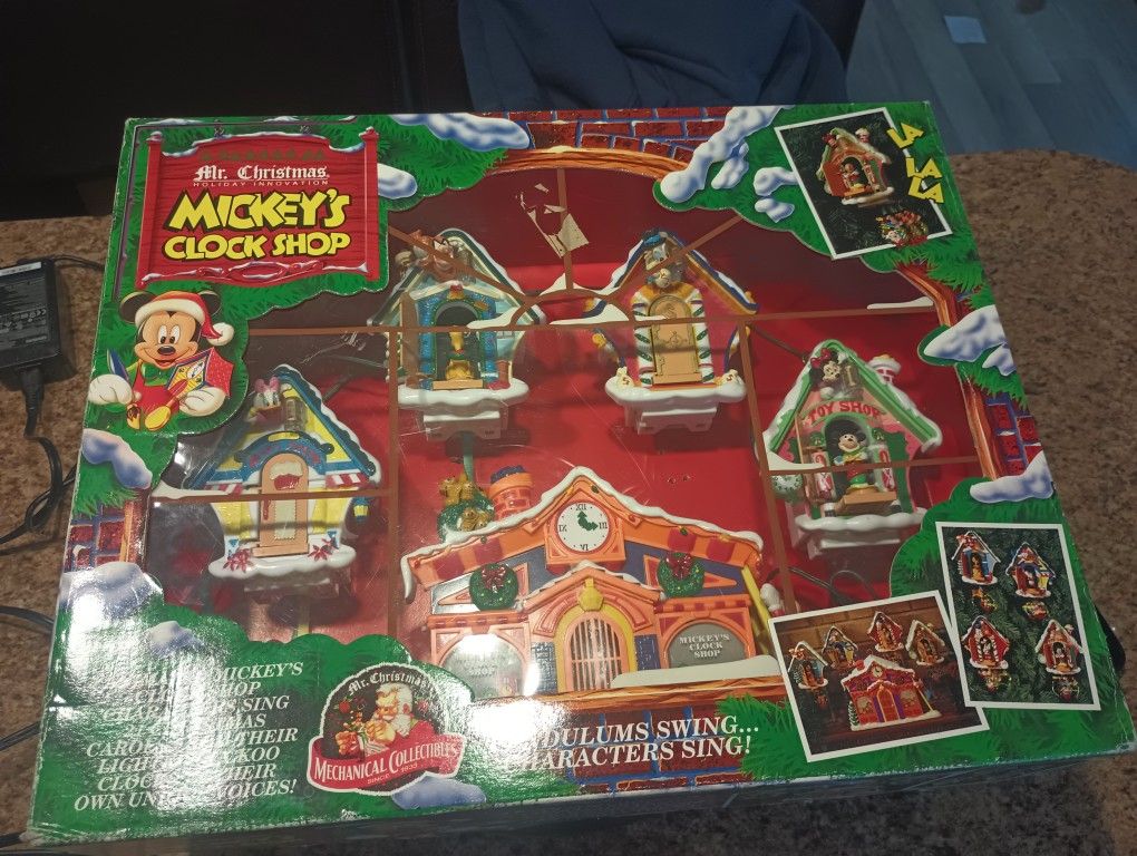 MICKEY'S CLOCK SHOP VINTAGE 1993 NEW