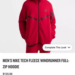 Red Nike Tech 
