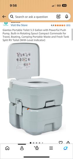 Portable toilet camping