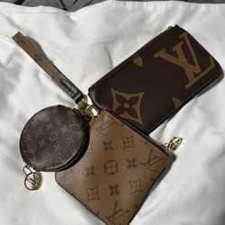 Louis Vuitton Reverse Monogram Giant Trio Pouch