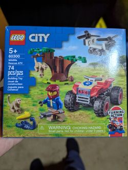 New ! Lego City Wildlife Rescue ATV Lego Set