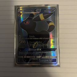 Pokemon Umbreon GX Card - Dark Call GX Shadow Bullet