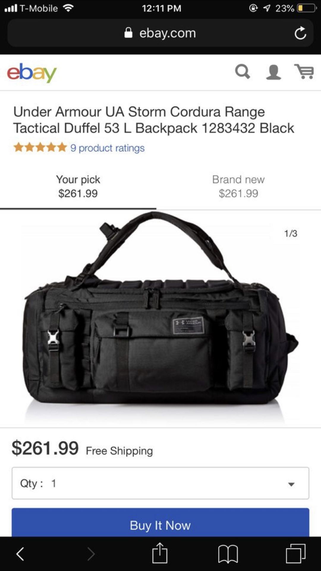 Ua storm best sale range backpack duffle