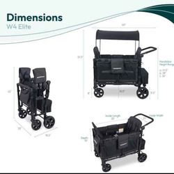 Wonderfold Lux 4 Seater Wagon/ Stroller 