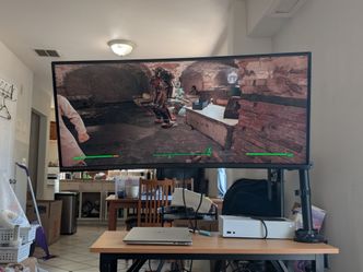 35" Ultrawide Curved Gaming Monitor 3440x1440 120Hz + Heavy Duty VIVO Stand