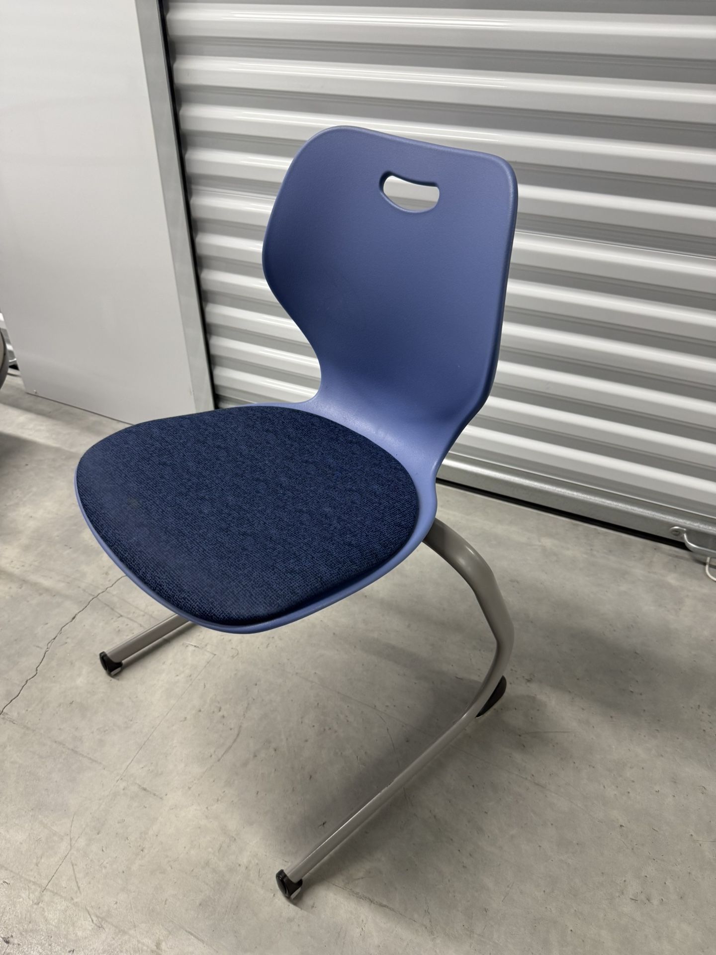 Blue classroom chair