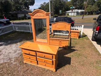 Full size bed set (solid wood from Broy Hill)