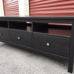 IKEA Hemnes 3 Drawer TV Stand / Entertainment Center - Black-brown - Excellent Condition!!!