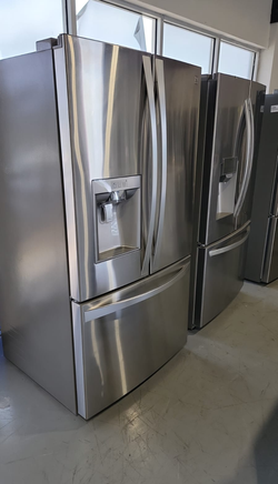 Kenmore 3 Door Stainless Steel Refrigerator Fridge
