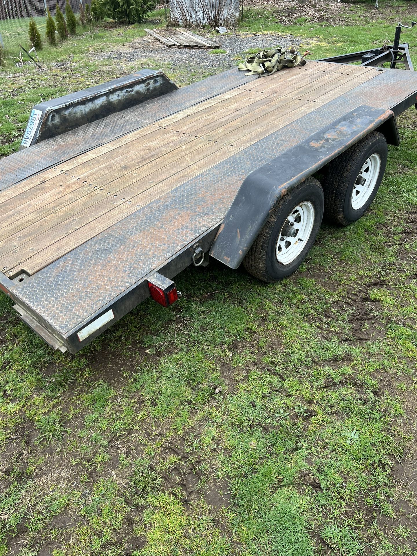 Car Hauler Flat Bed Trailer