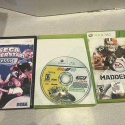 XBOX 360 Game lot of 3  