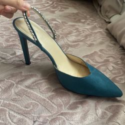 Esmeralda Blue Heels
