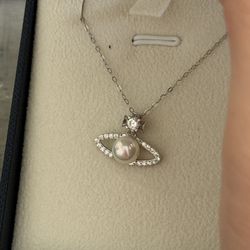 6.7mm Akoya Sea Pearl Pendant Necklace 