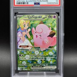 Pokemon PSA 10 – Lillie's Clefairy ex 184 – Journey Together– GEM Mint Slab