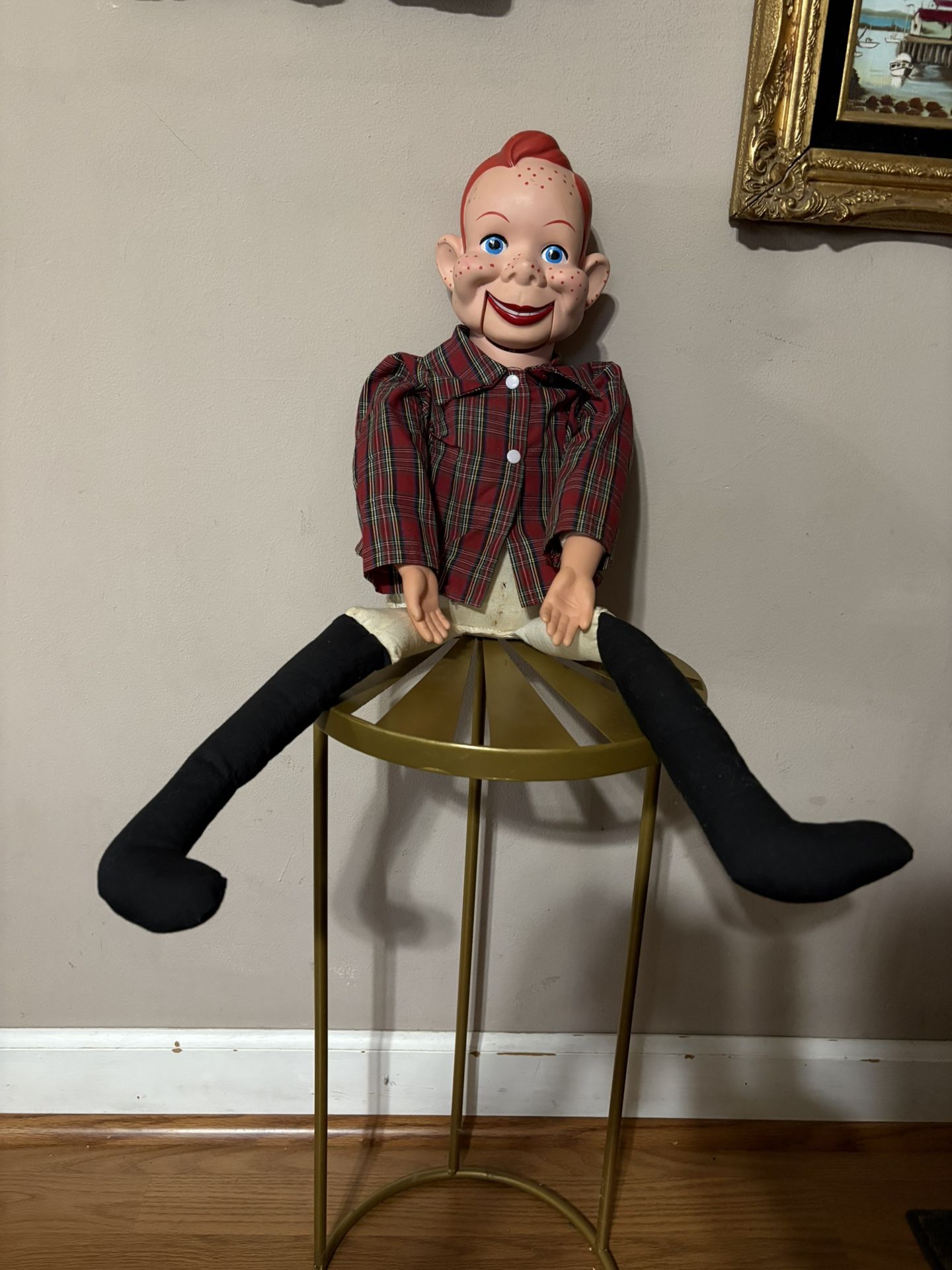 Vintage HOWDY DOODY VENTRILOQUIST DOLL MOUTH MOVES