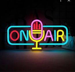 On Air Neon LED Sign with Microphone