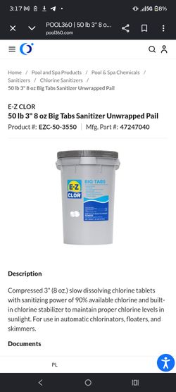 POOL TABLETS