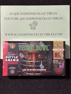 2026 Bo Jackson Battle Arena Tecmo Bowl Edition Factory Sealed Double Mega Box