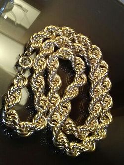 32" Gold plated chain