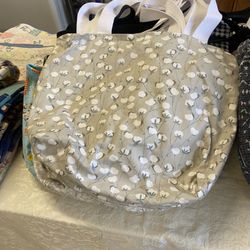 Tote Bags And Zippered Pouch Make Up Bags 