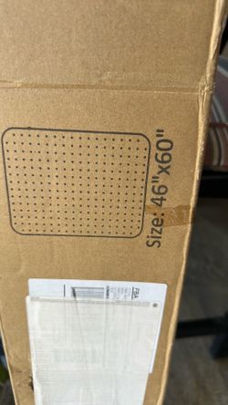 46“ x 60“ office chair mat clear