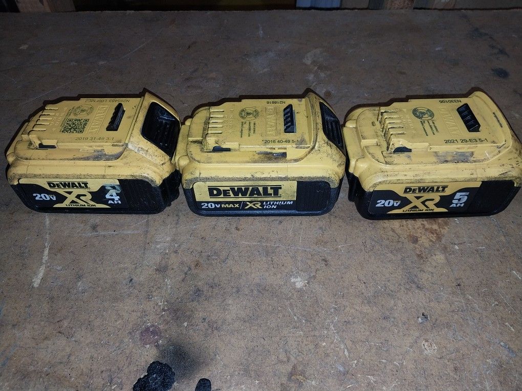 Dewalt Xr Batteries