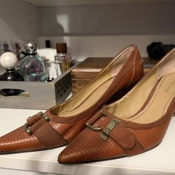 Women’s Brown Heels Size 8.5 Nine West