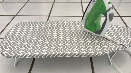 Iron and ironing board