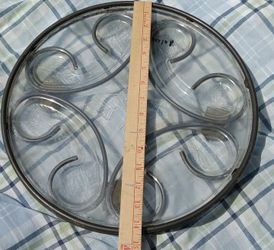 Saucer caddy rolling plant stand