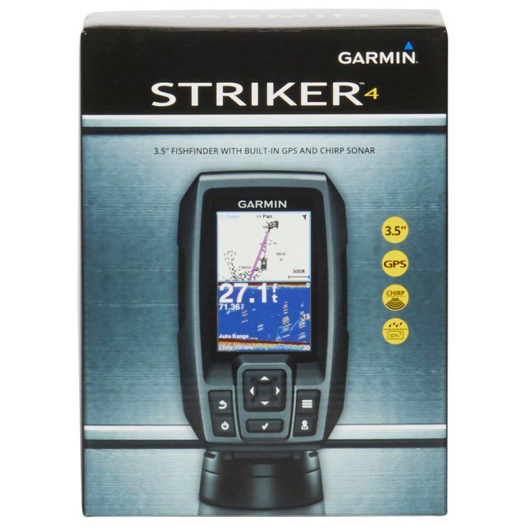 Garmin Striker 4 Fishfinder 3.5" W/Built In GPS