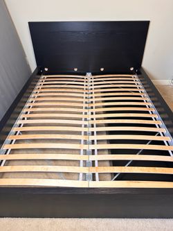 MALM Bed Frame - Queen - Dark Brown Veneer