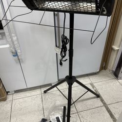 Tradesman 1500-Watt Electric Outdoor Infrared Quartz Portable Space Heater with Tripod, Wall and Ceiling Mount