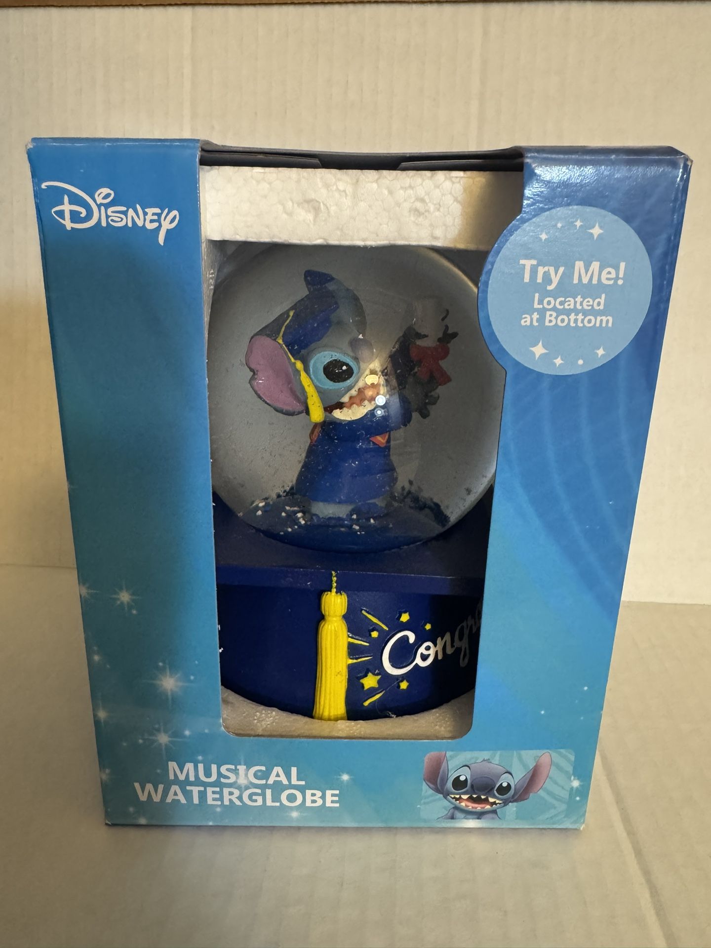 Disney Stitch Graduation Globe
